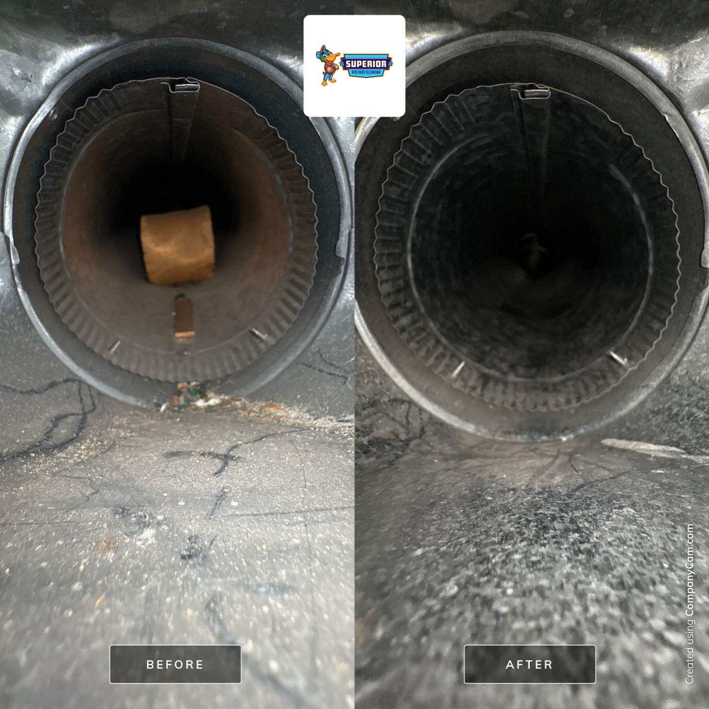 Air Duct Cleaning With a Vacuum Truck in Deerfield, OH by Superior Air Duct Cleaning