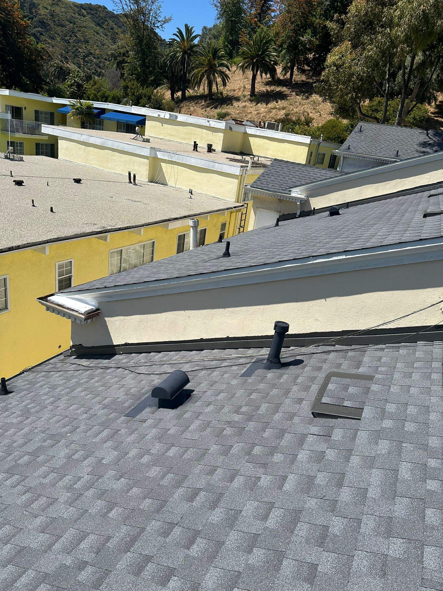 Roof Replacement at the Magic Castle Hotel- Los Angeles, CA 90028 by Epic Roof Replacement