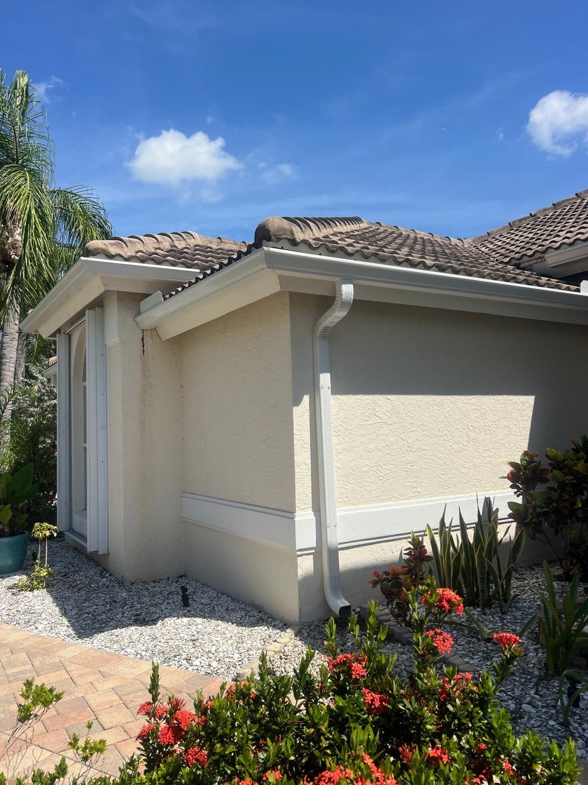 Downspout Installation in Sarasota FL by Gutter Professors