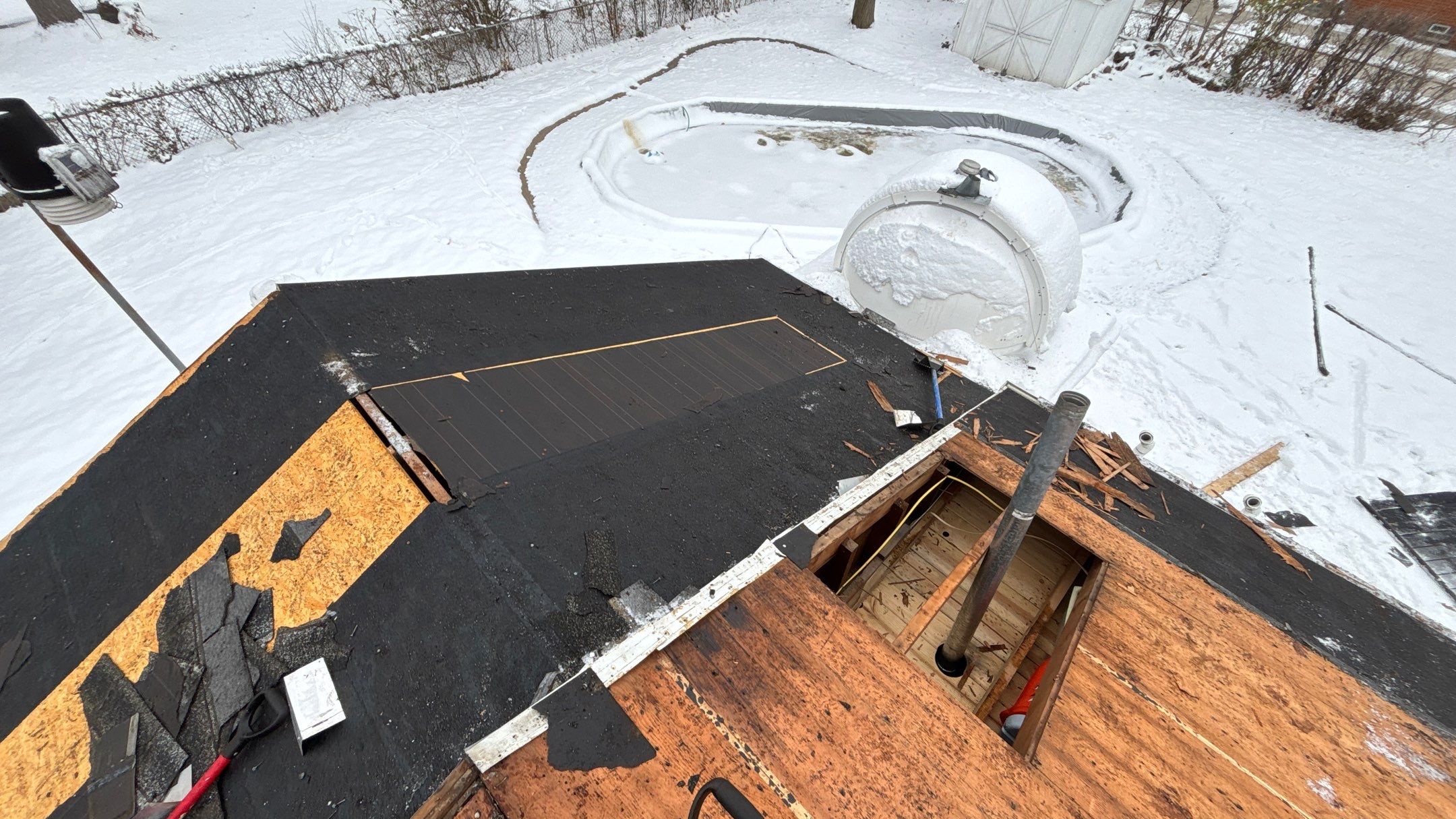 Roof Replacement using Owens Corning Onyx Black by 180 Contractors