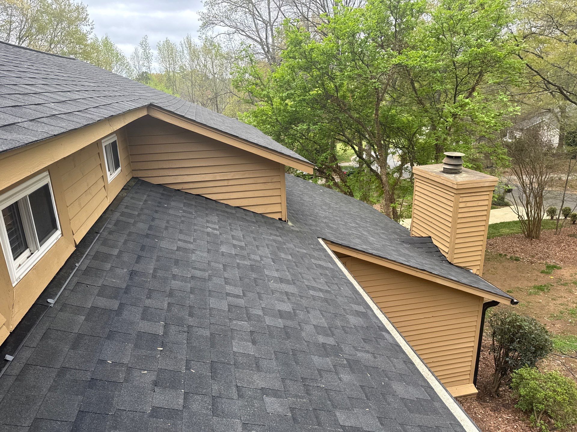 IKO Cambridge Architectural Shingle in the color of Black by H&S Roofing and Gutter
