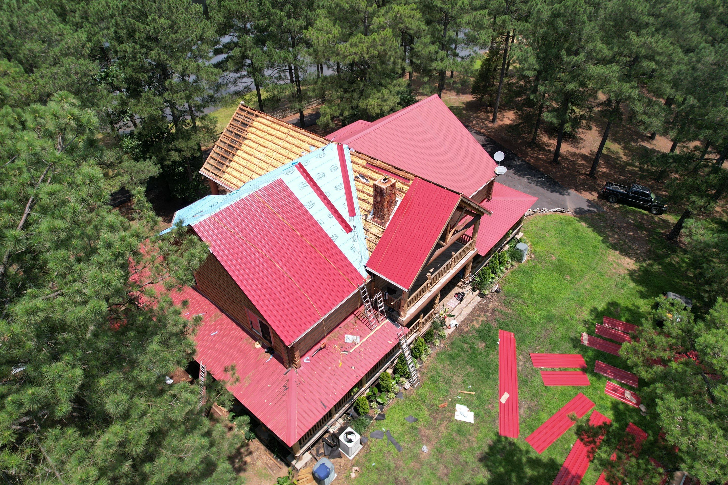 Metal Roof Replacement: 26 GA. Residential Metal Panel by Hostetler Roofing