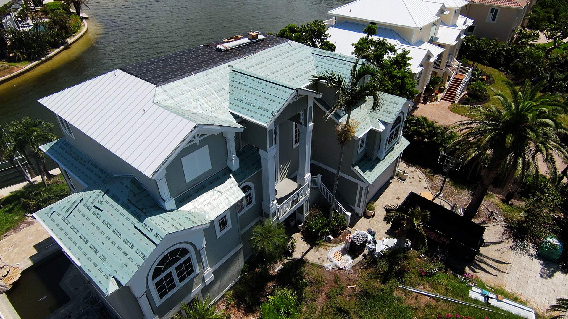 Sanibel Island Standing Seam Roof Replacement by Four Peaks Roofing