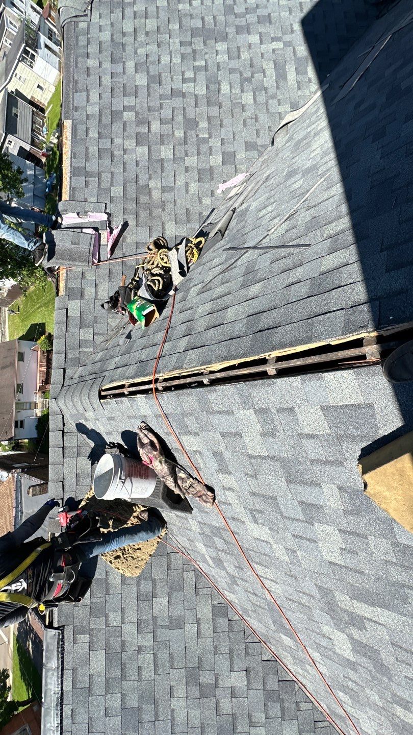 Commercial Roofing Installation using Duration Series Shingles - Estate Gray by RoofX 