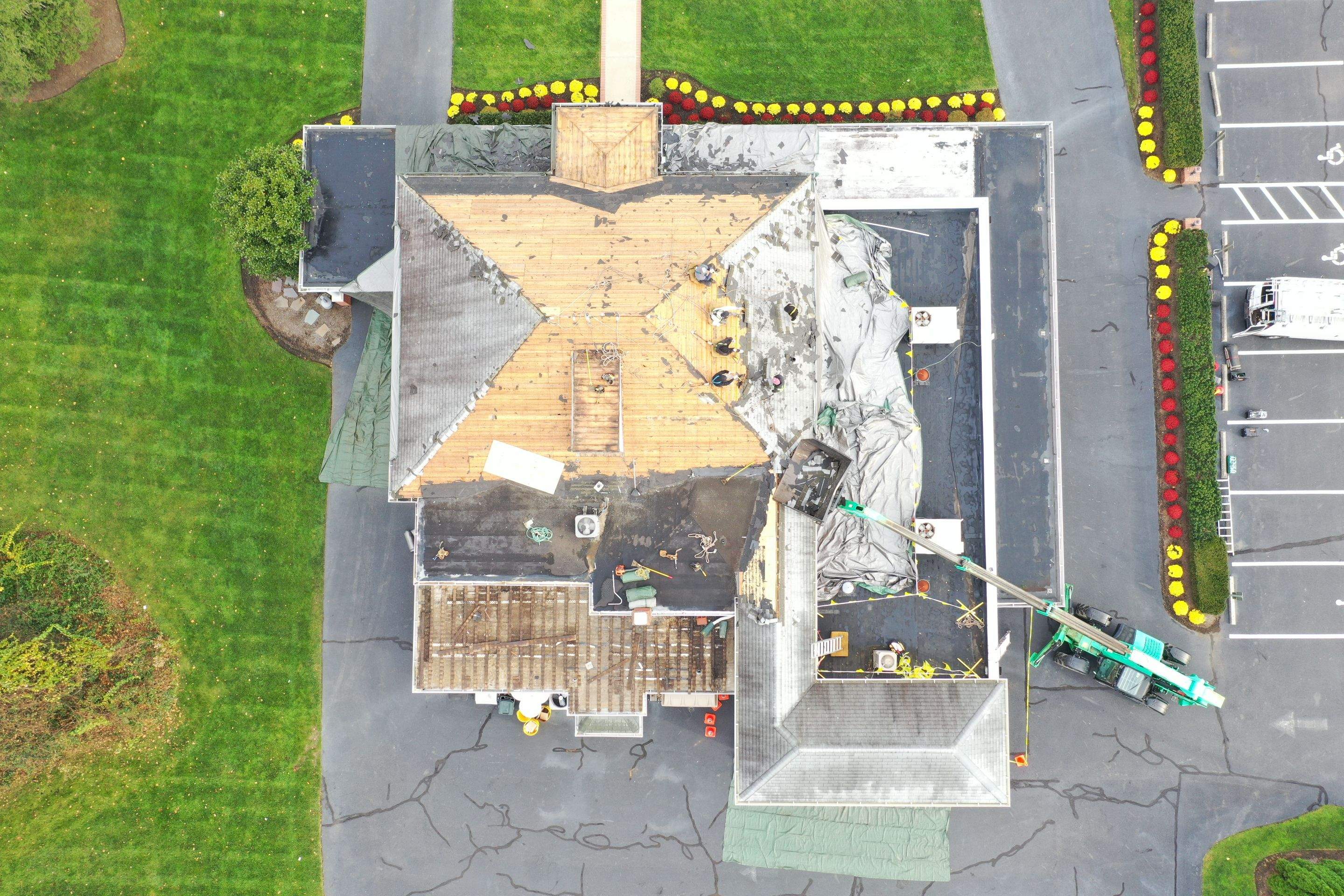 Commercial Roofing Installation using GAF Timberline / GAF TPO by All Site Roofing