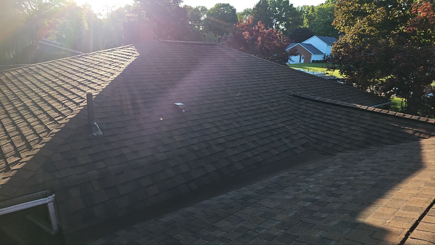 Atlas Pinnacle, Color, Burnt Hickory, Drip Edge, Color, Royal Brown by Eagle Eye Roofing