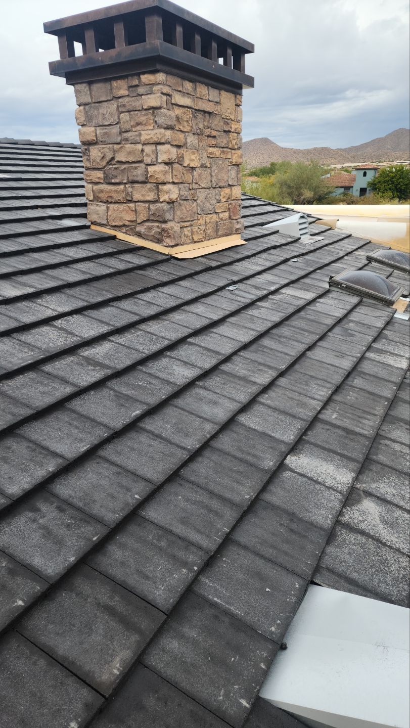 Onyx Concrete Tile by Reimagine Roofing