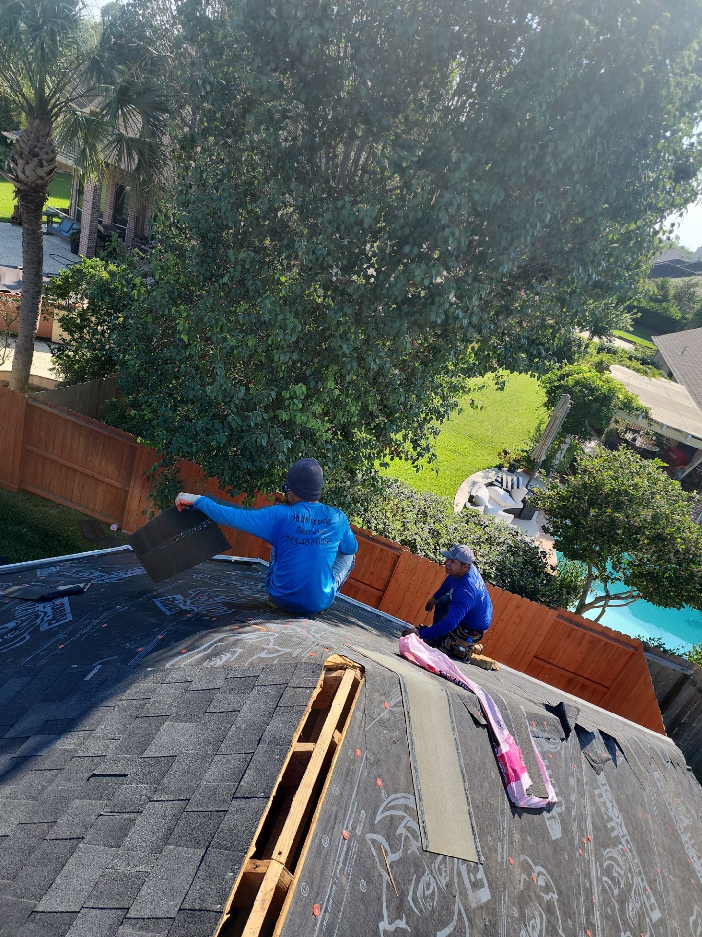 Residential Roofing Repair using Owen's Corning Duration (Lifetime) Shingles by Roof Repair Company