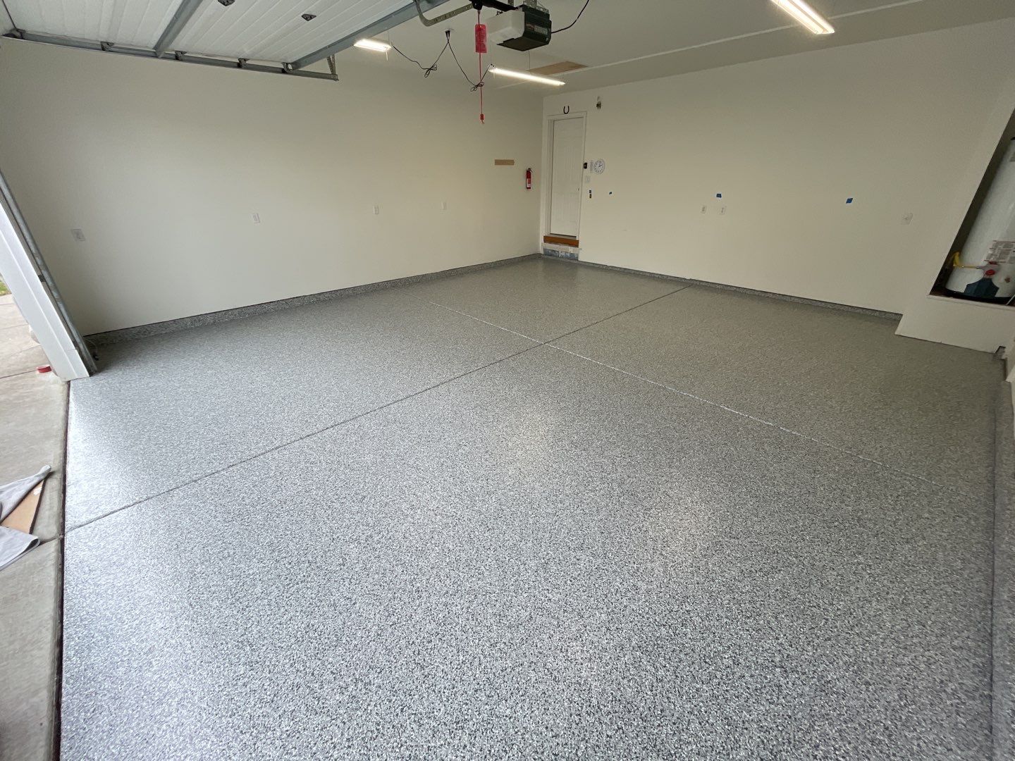 Garage Transformation using Silver Creek by Croc Coatings, LLC