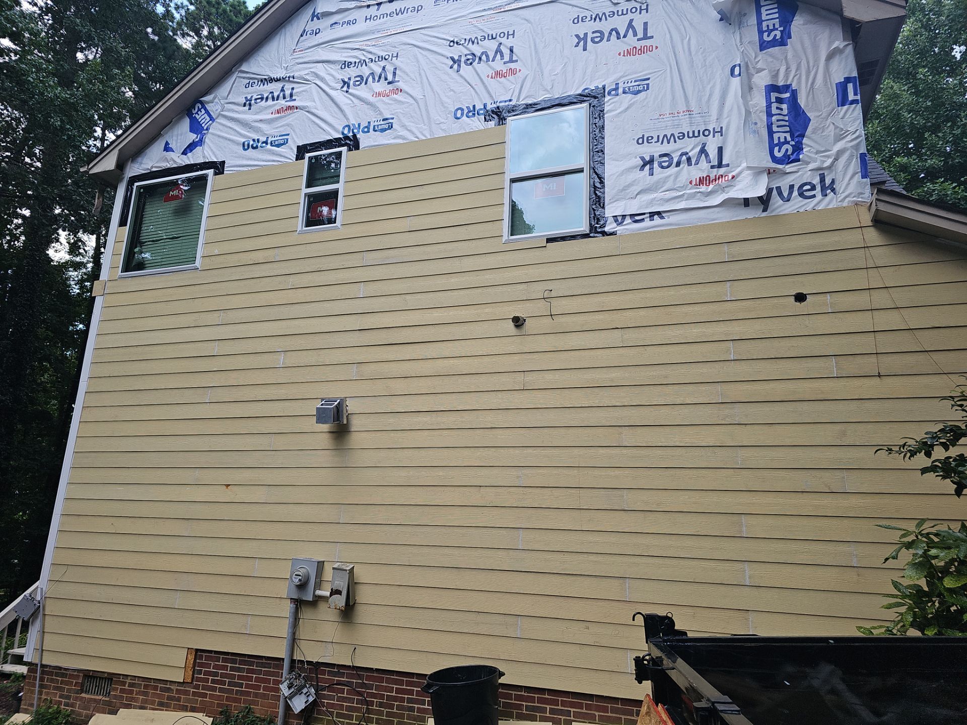 New Windows, Siding, Trim, Fence, and Backyard Concrete Pad by Billy Weatherspoon Contractor