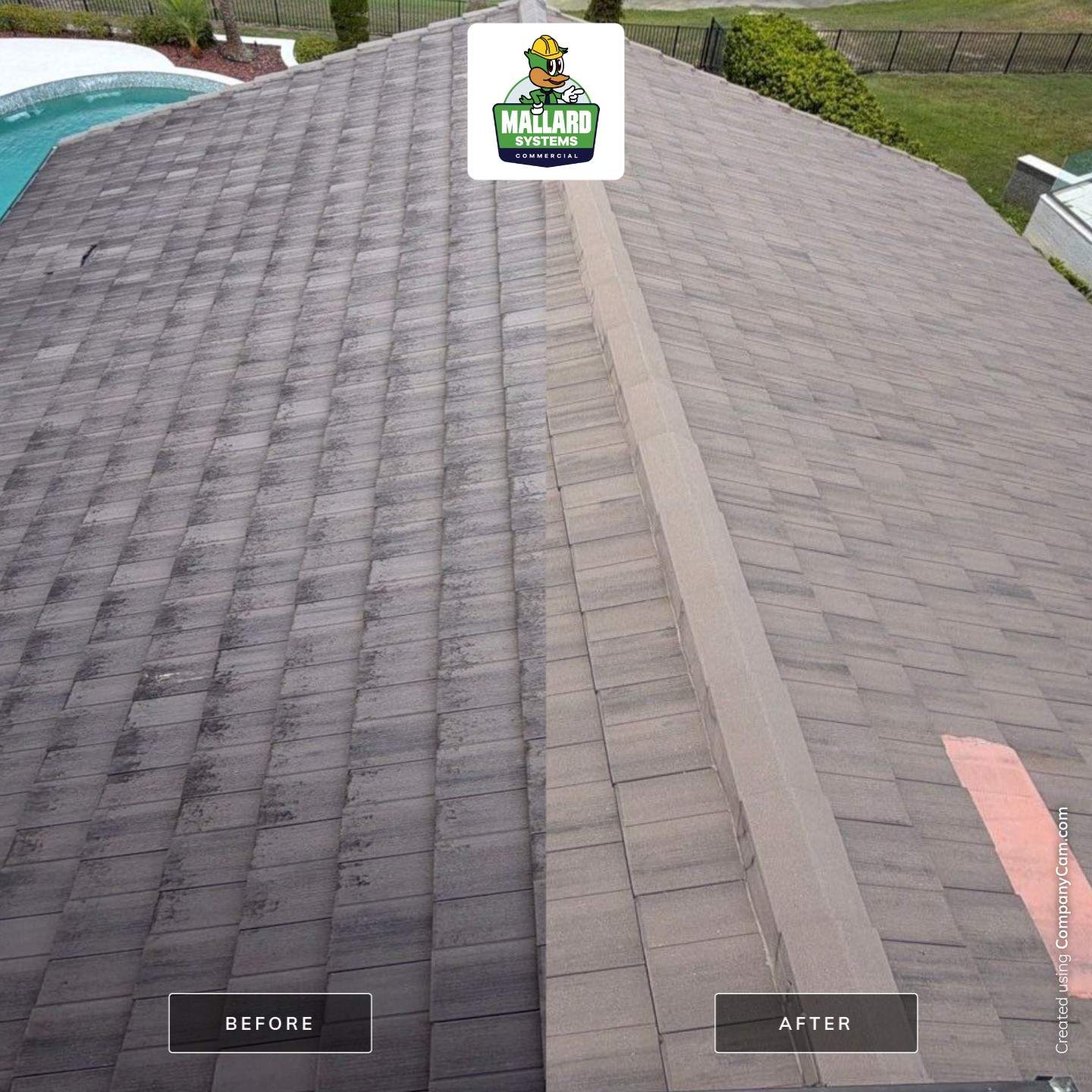 Tile Roof Cleaning by Mallard Systems