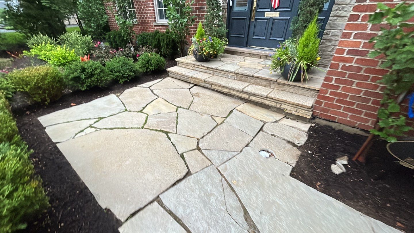 Exterior Stone and Concrete Surface Cleaning by Northern Power Washing LLC.