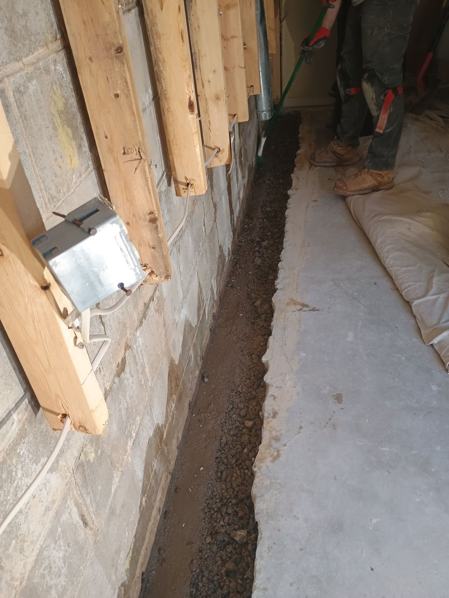 Retrofitting Drainage Board in Lino Lakes by Waterproofing Northeast