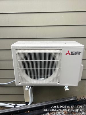 Custom Porch Construction and Mitsubishi Mini-Split Installation in Atlanta