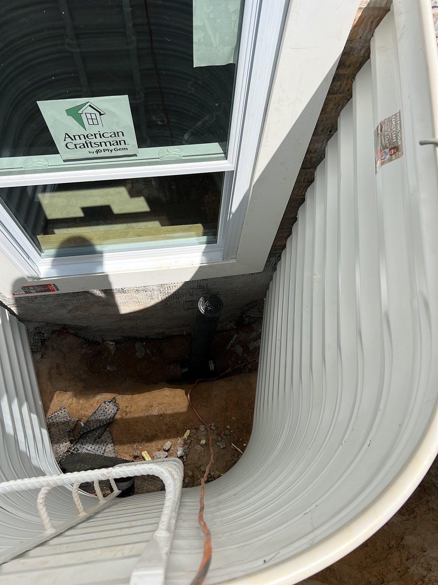 Egress window install, Great Falls, VA by Fairfax Contractors, LLC