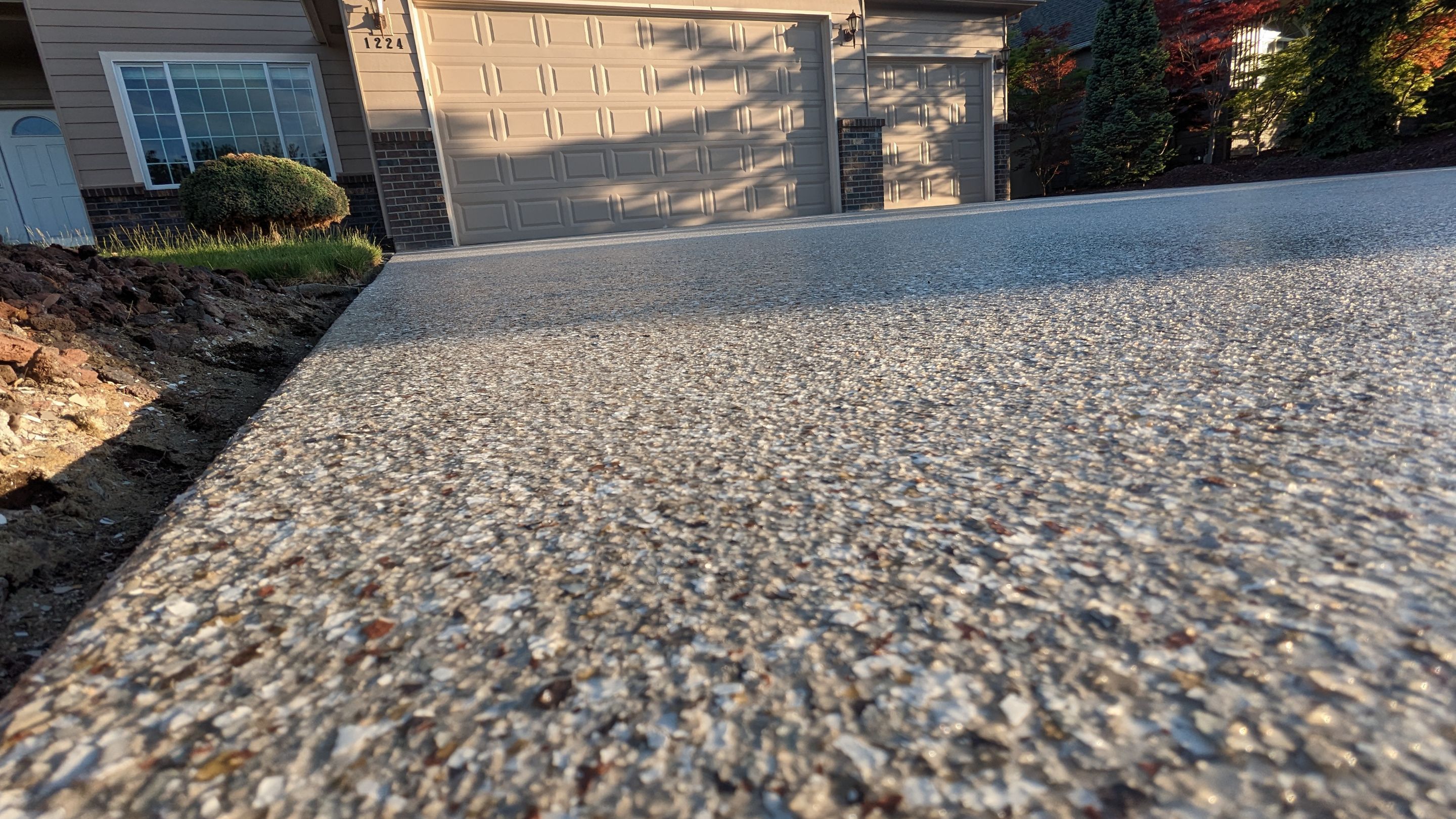 Driveway using Pebble Beach by Croc Coatings, LLC
