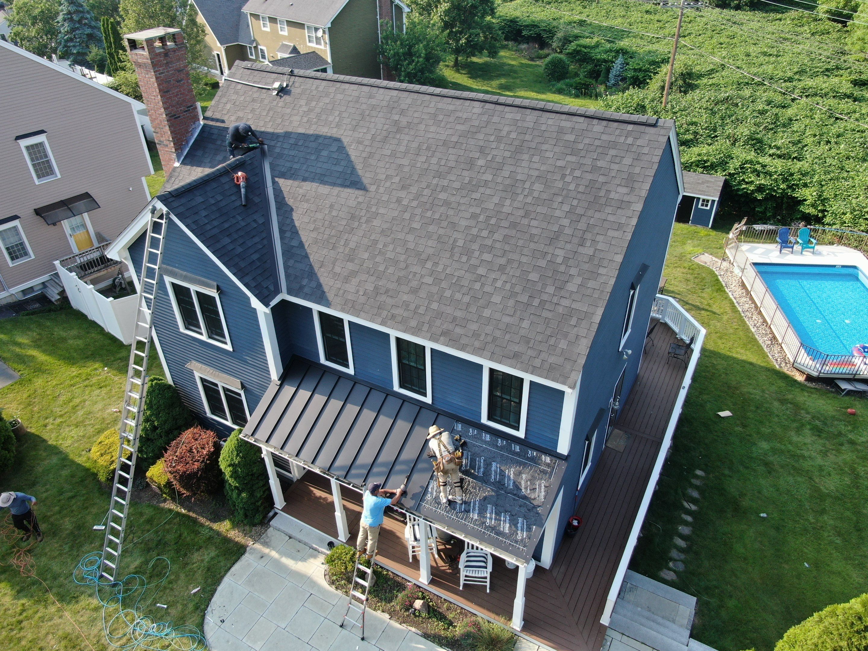 Roof Replacement in Amesbury, MA by Mighty Dog Roofing of Greater Middlesex County