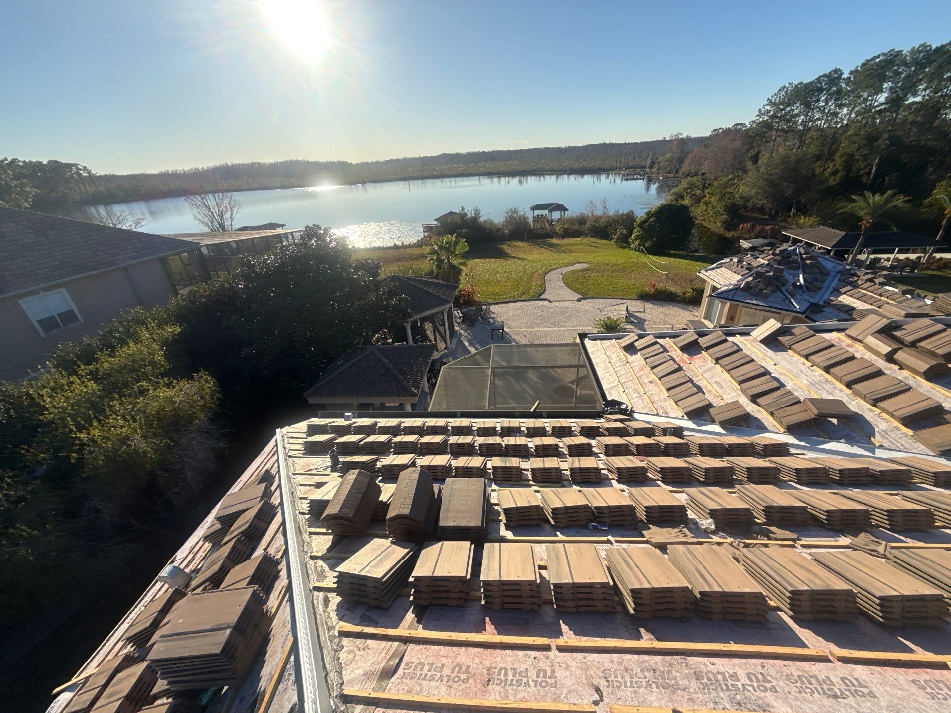 Mediterranean Tile Roof Replacement and Leak Remediation in Orlando by Fortified Roofing Solutions Corp.