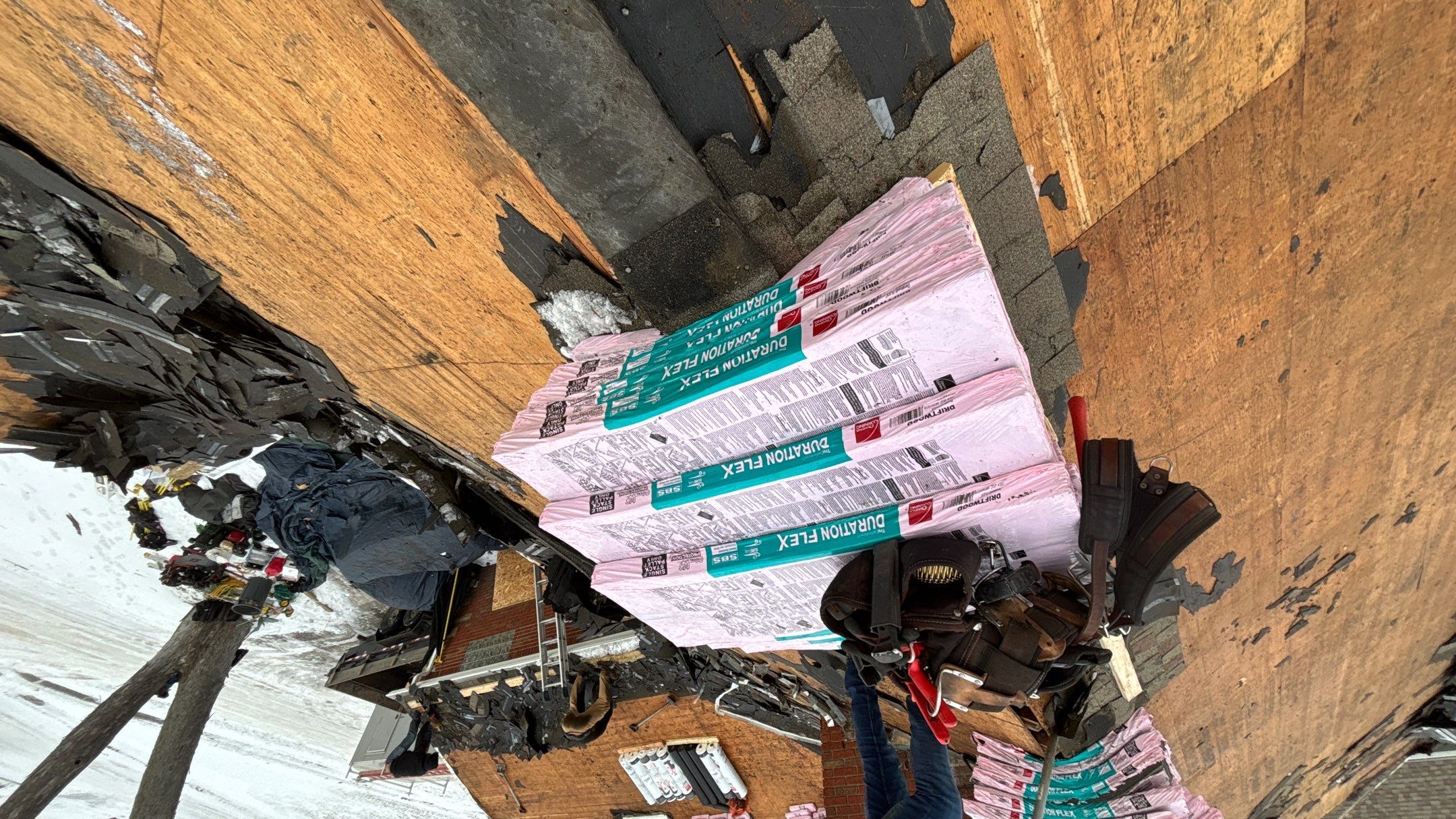 Roof Replacement using Owens Corning Duration Flex by 180 Contractors