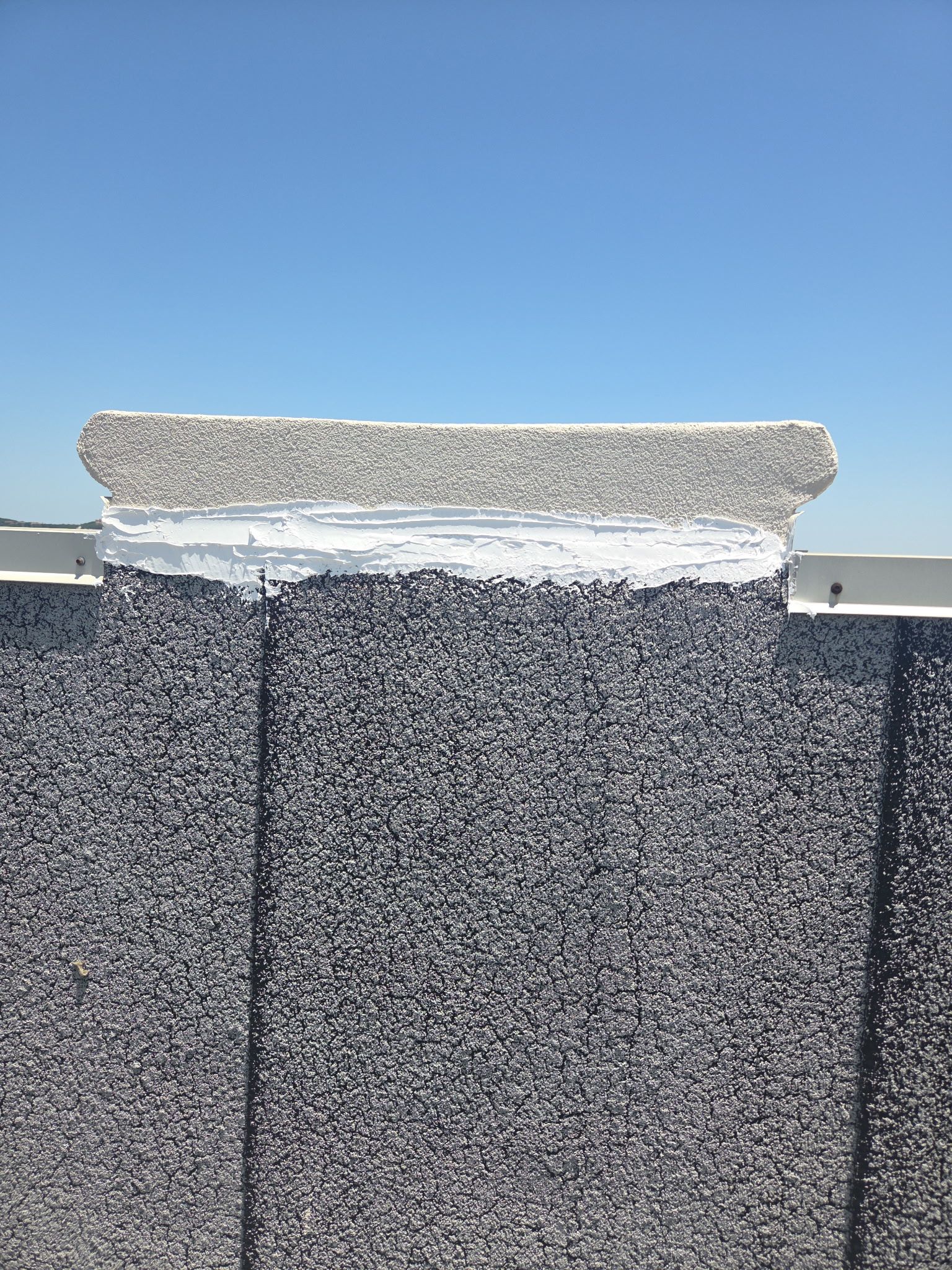 Modified Bitumen repairs.. a couple thousand dollars can save TENS of thousands and greatly prolong the life of your roof. by REPS Austin Area Roofer