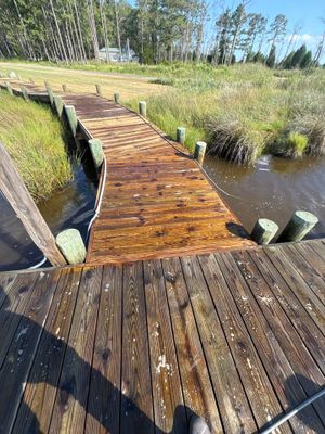 Deck using Wood Sealant