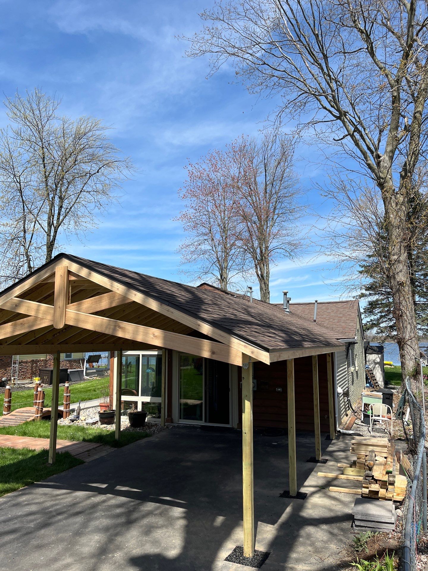 New Carport Build by Clark Builders LLC