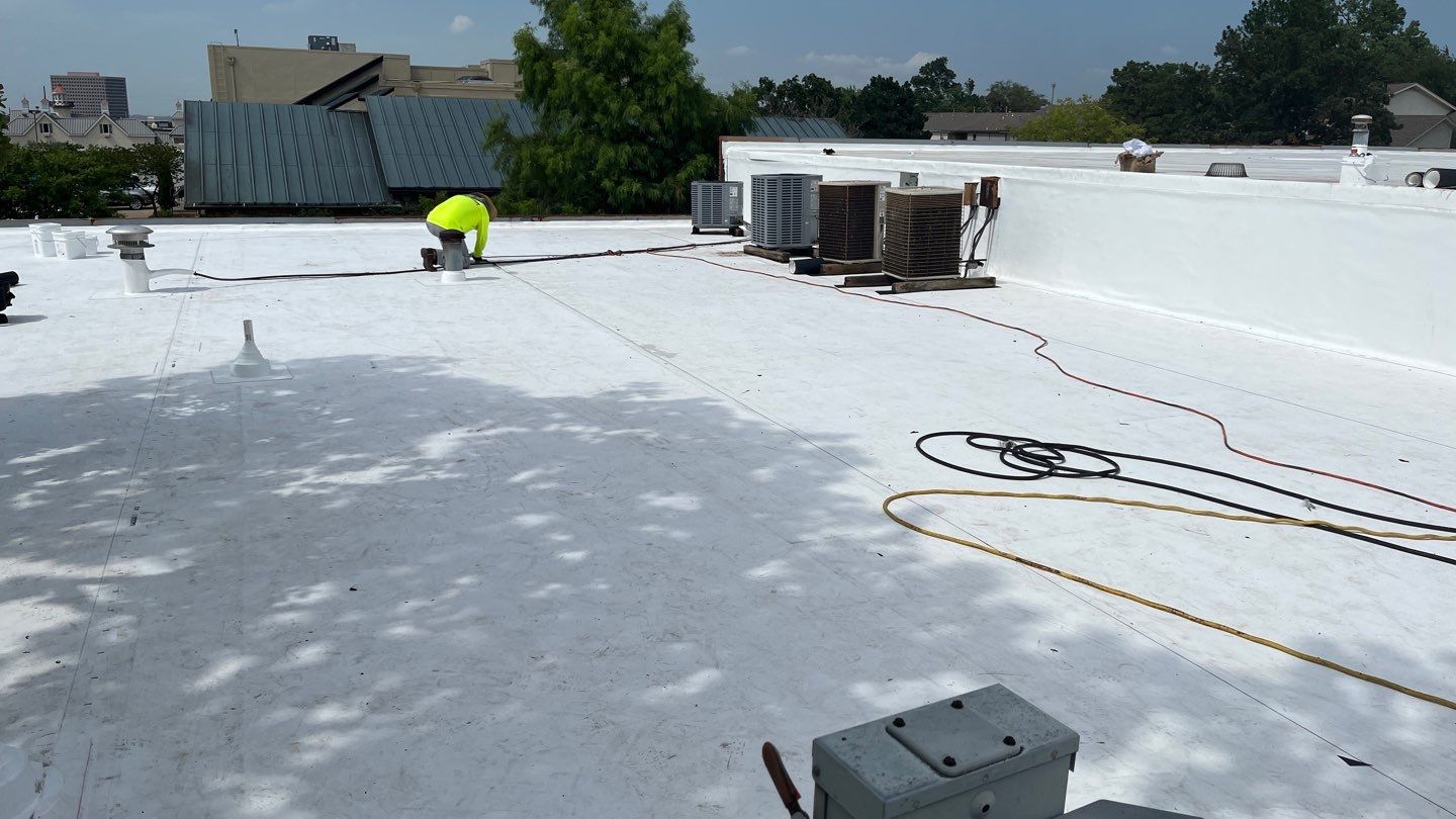 TPO Project in Tulsa by Decor Roofing & Restoration