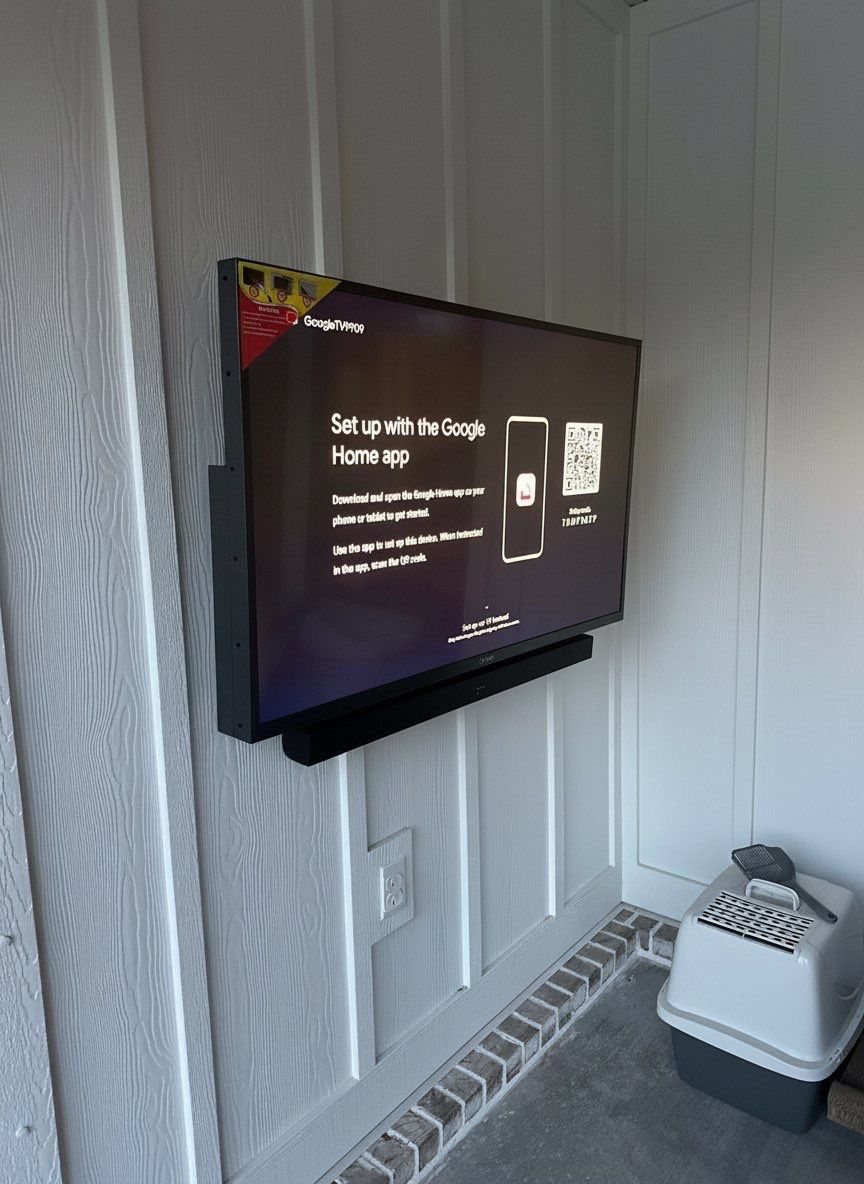 Outdoor TV Mounting Projects by Hangman Mounting & Installation 