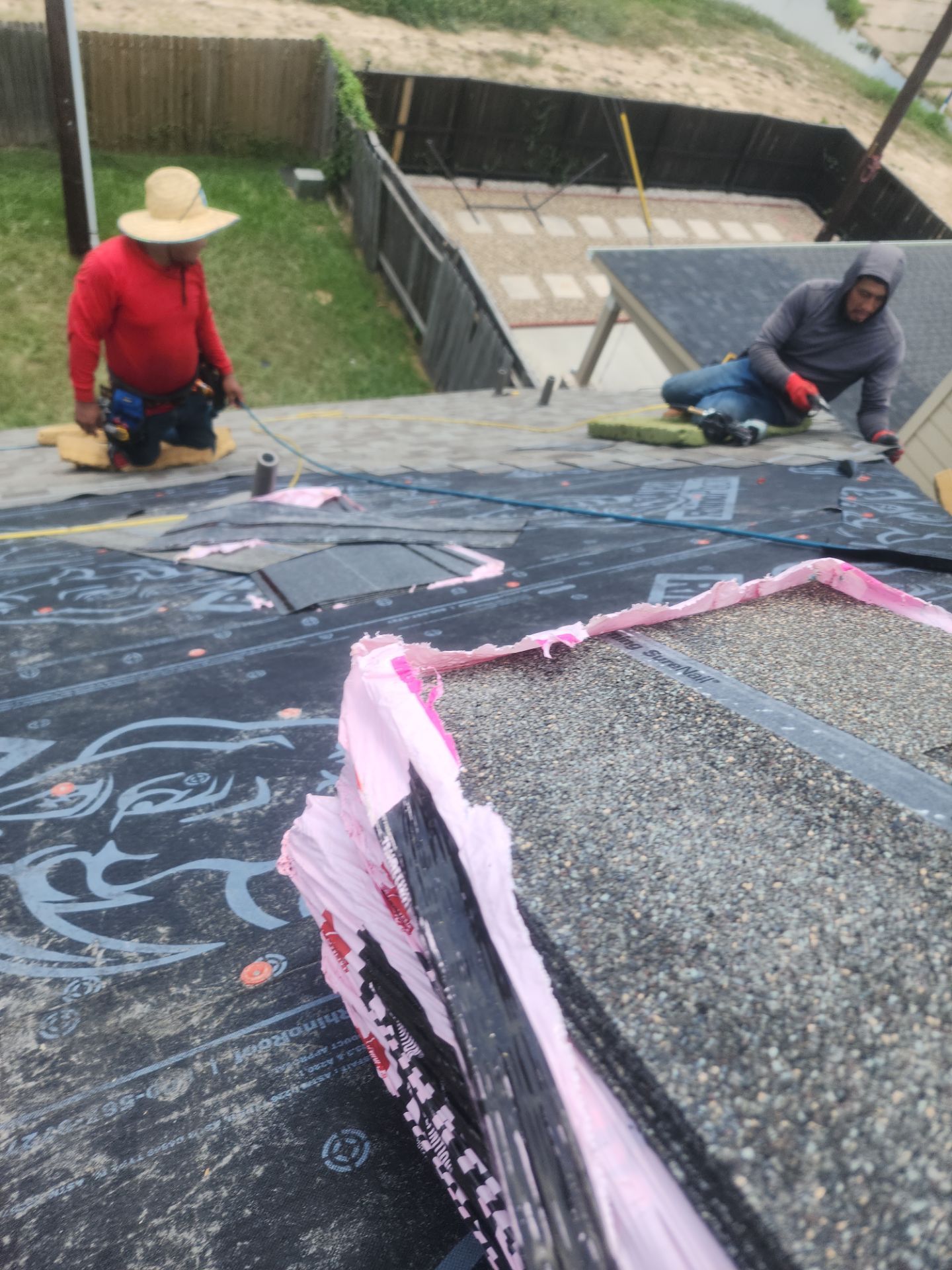 Residential Roofing Installation using Owen's Corning Duration (Lifetime) Shingles by Roof Repair Company
