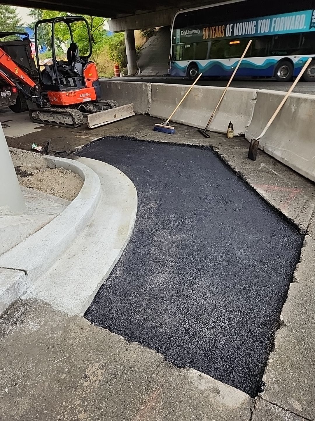 Kraemer North America | Airport Road Repair by Jireh Asphalt & Concrete Inc 