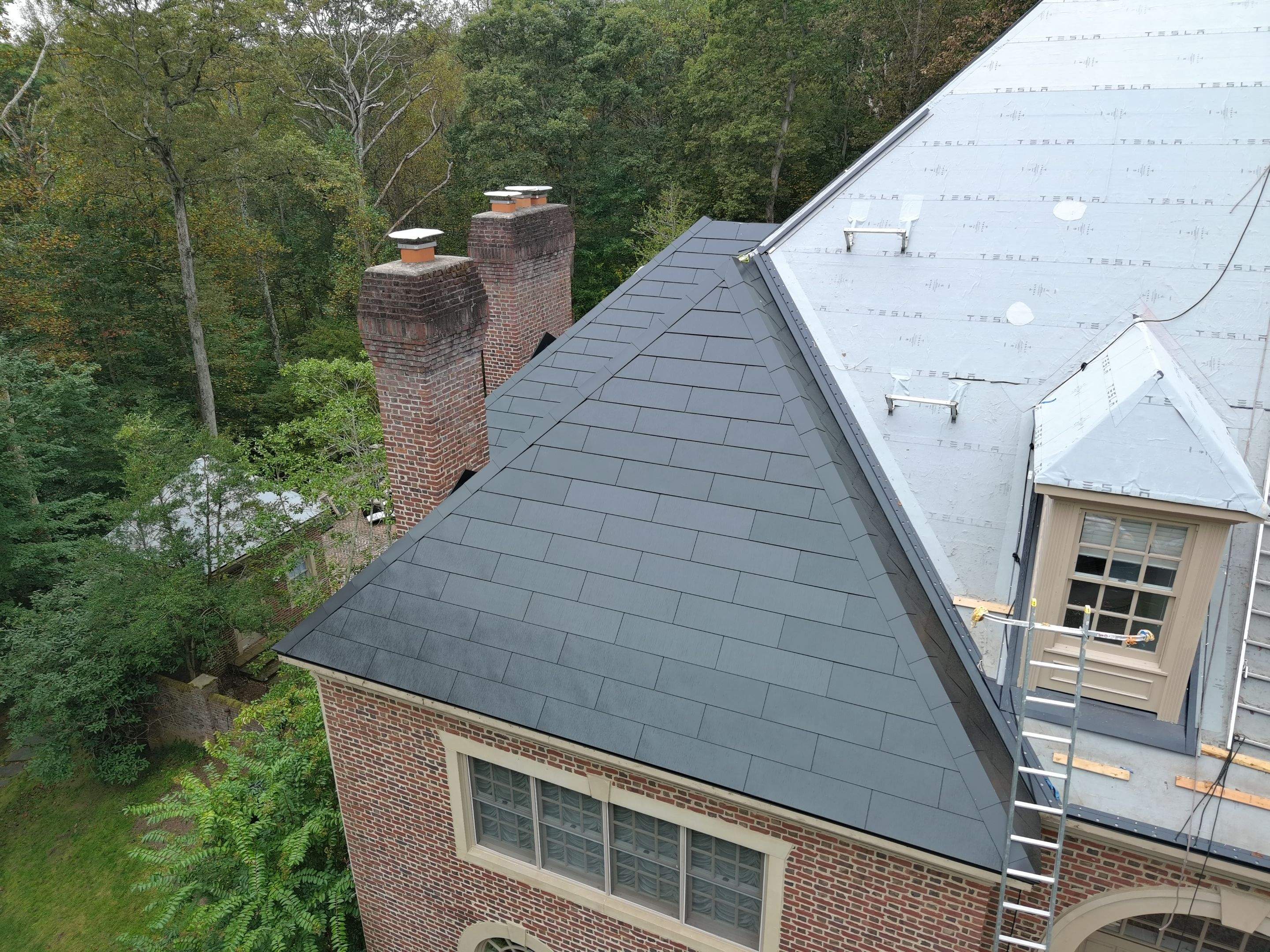Extravagant Tesla Solar Roof in Maryland by American Home Contractors