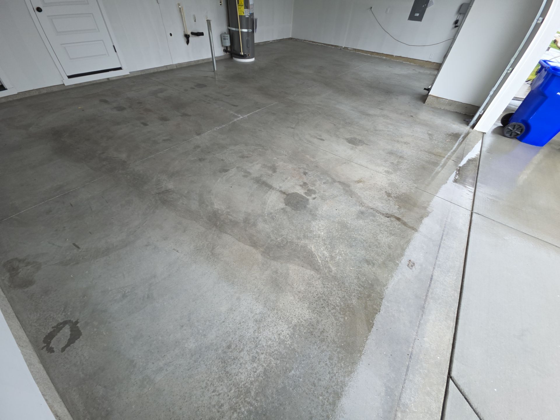 Battleship Hybrid Multi-Layer Garage Floor Coating in Cheney by Croc Coatings, LLC