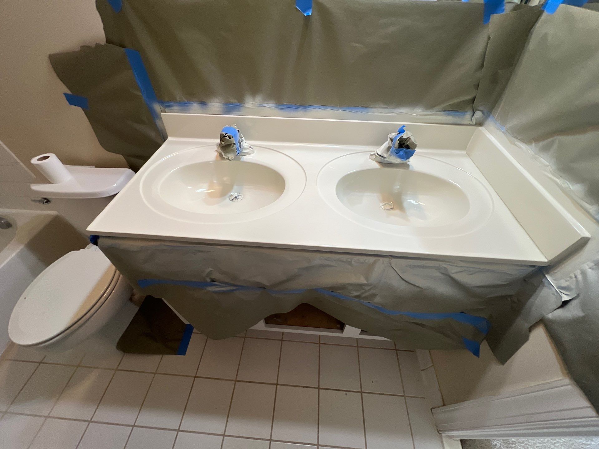 Cabinet & Countertop Refinishing in Bristow VA by Greenspring Construction Services