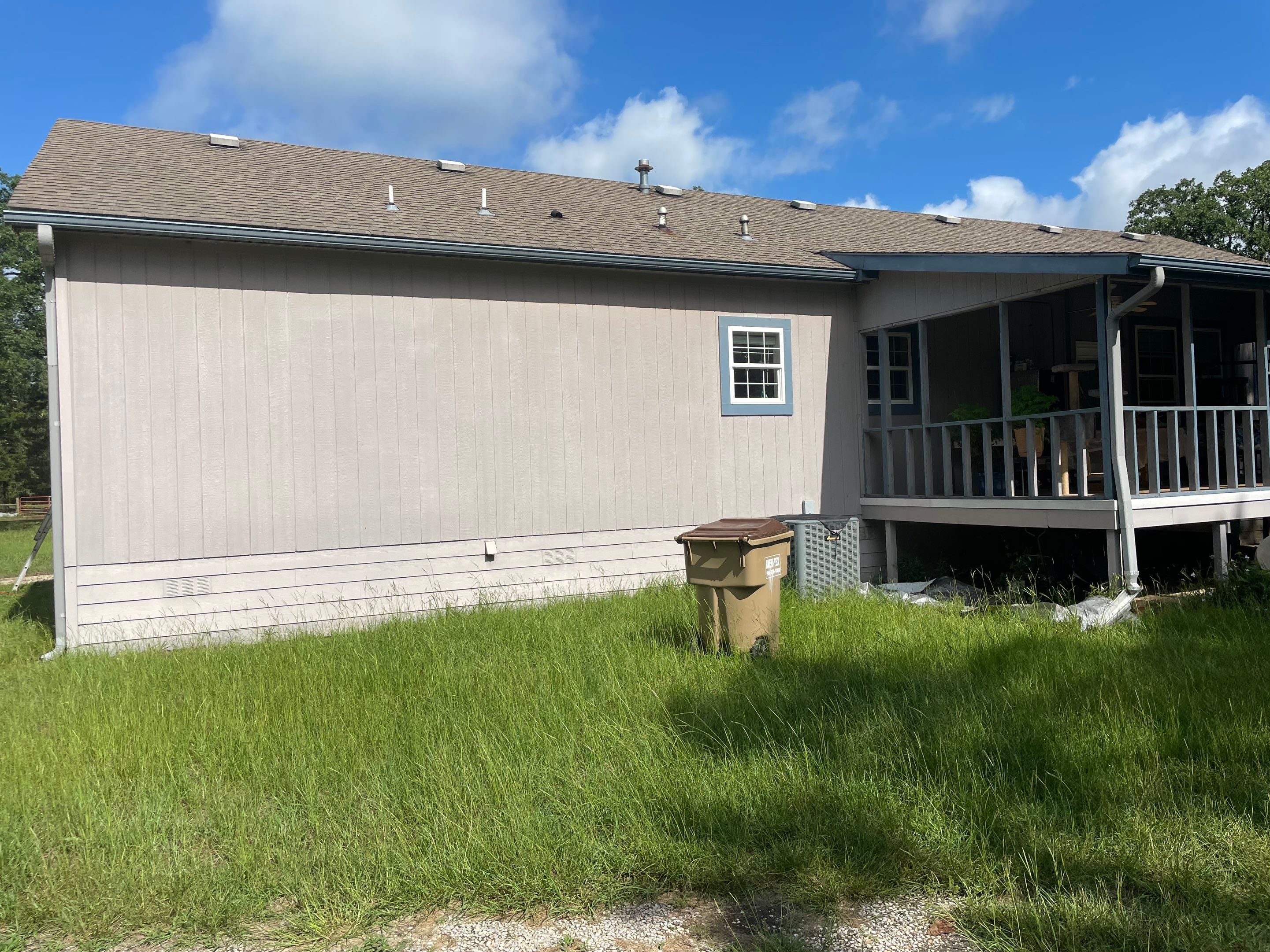 Full Exterior Repaint & Custom Ceiling Installation in Winnsboro, Texas by Quality Coats Painting