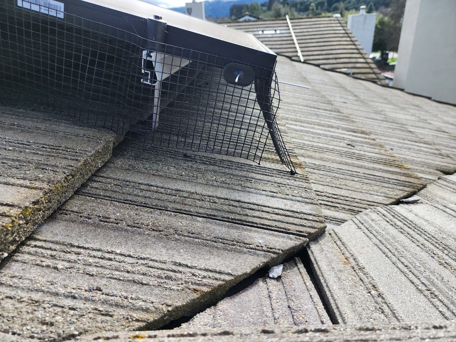 Solar Panel Bird Proofing using Critter Guard Mesh-Flat tile by All One Solar Shine