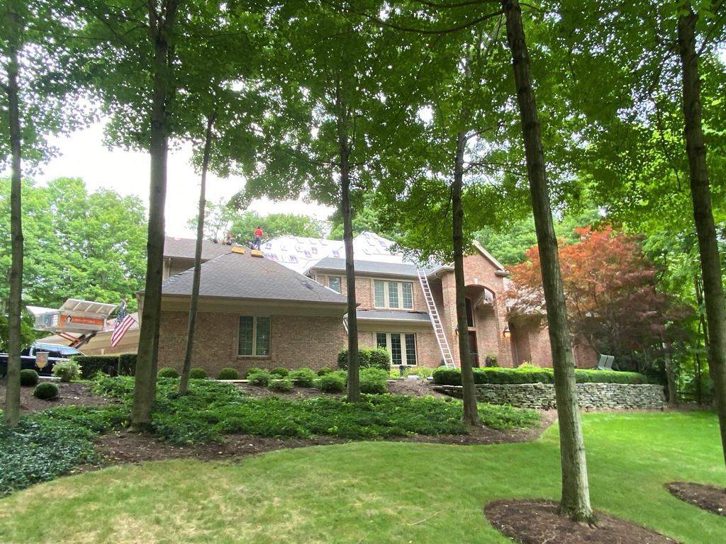 Residential Roofing Installation using GAF Timberline HDZ Barkwood by Nitro Roofing and Construction