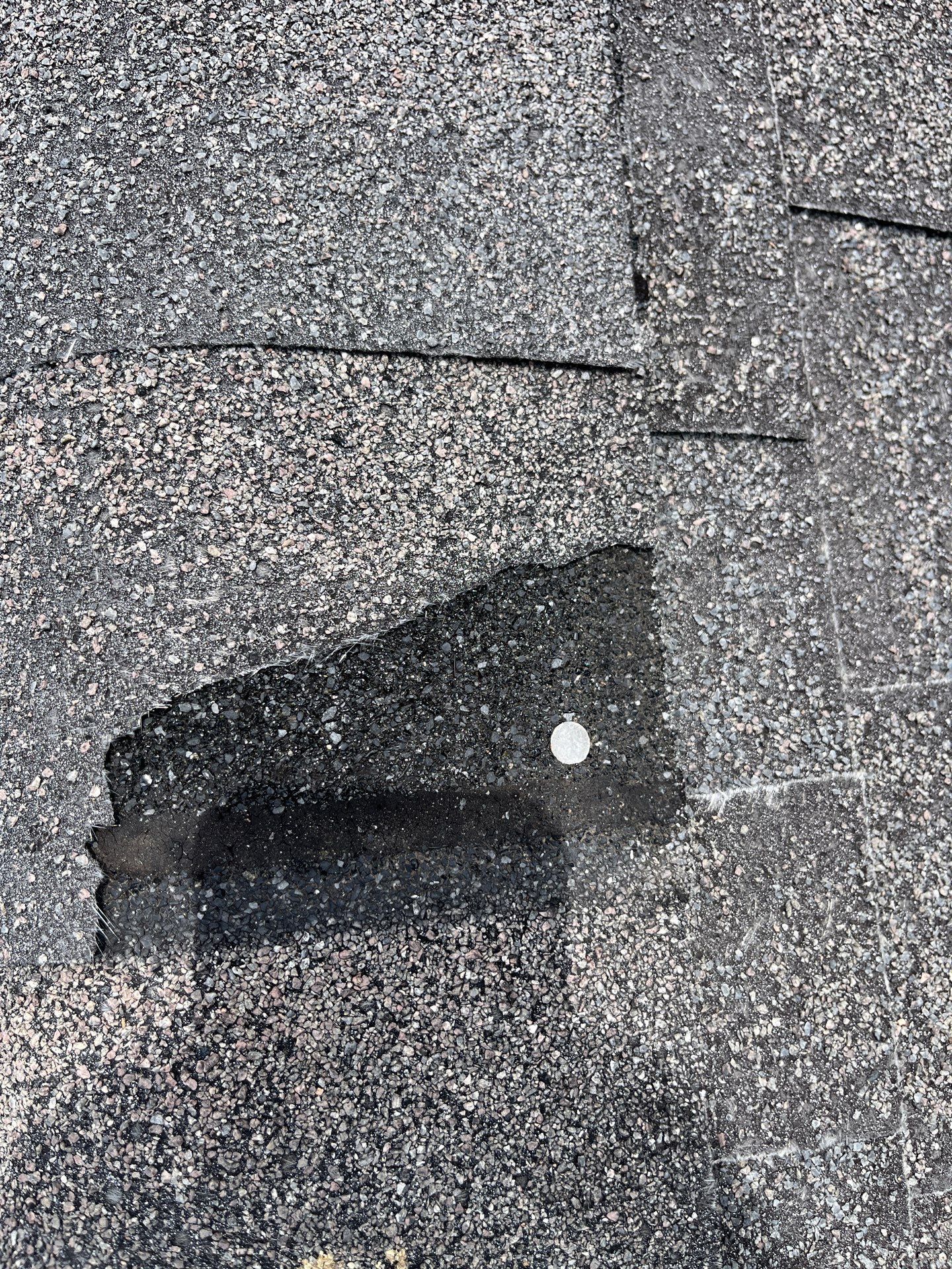 Hail Damage using Owen's Corning Duration (Lifetime) Shingles by Roof Repair Company