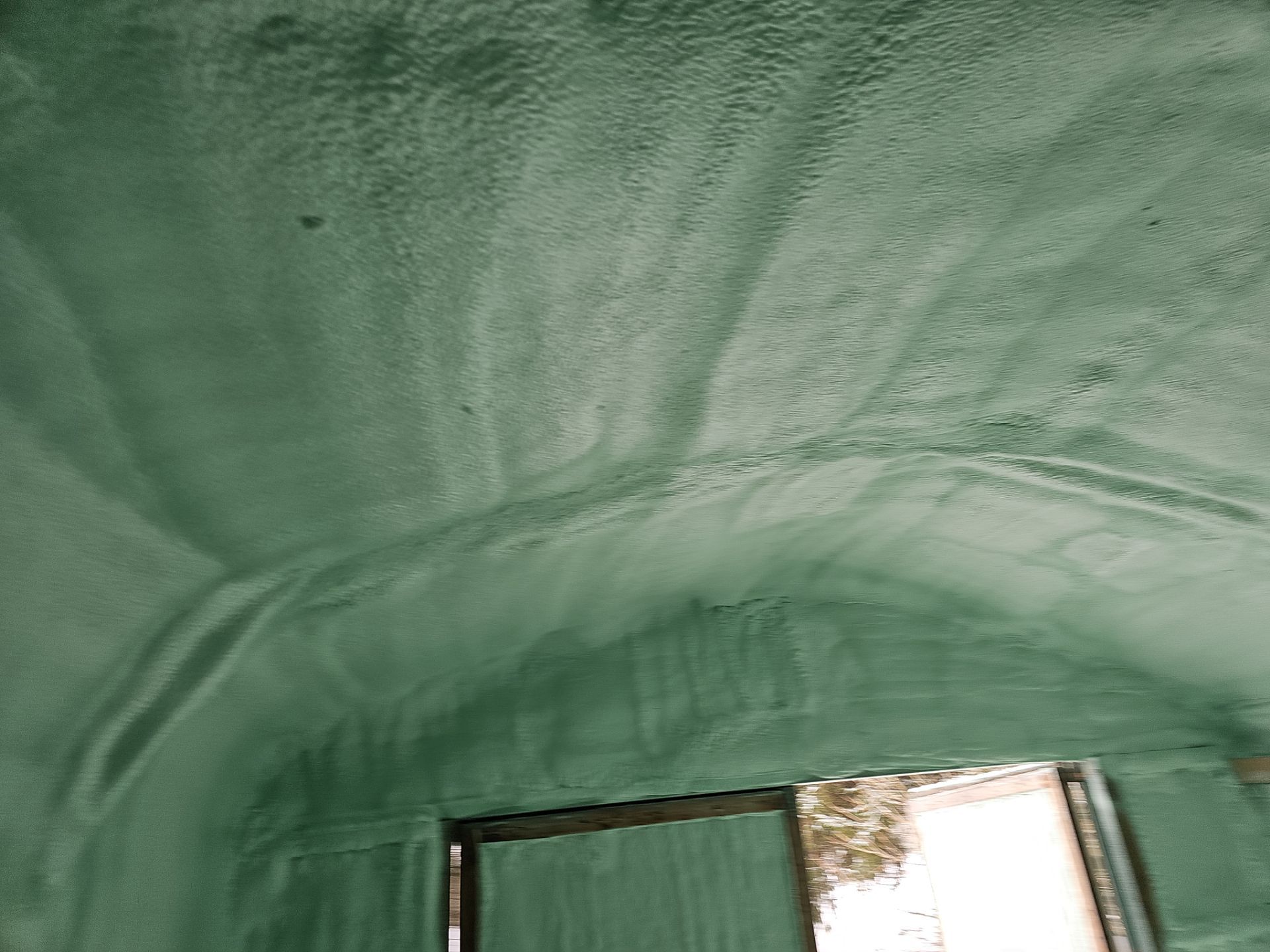 Closed Cell Spray Foam Applied to a Metal Shed by NYS Foam & Energy