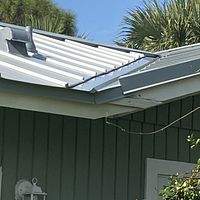 24ga 1" Nail-Strip Dove Gray by Total Roofing System The Metal Roof Experts
