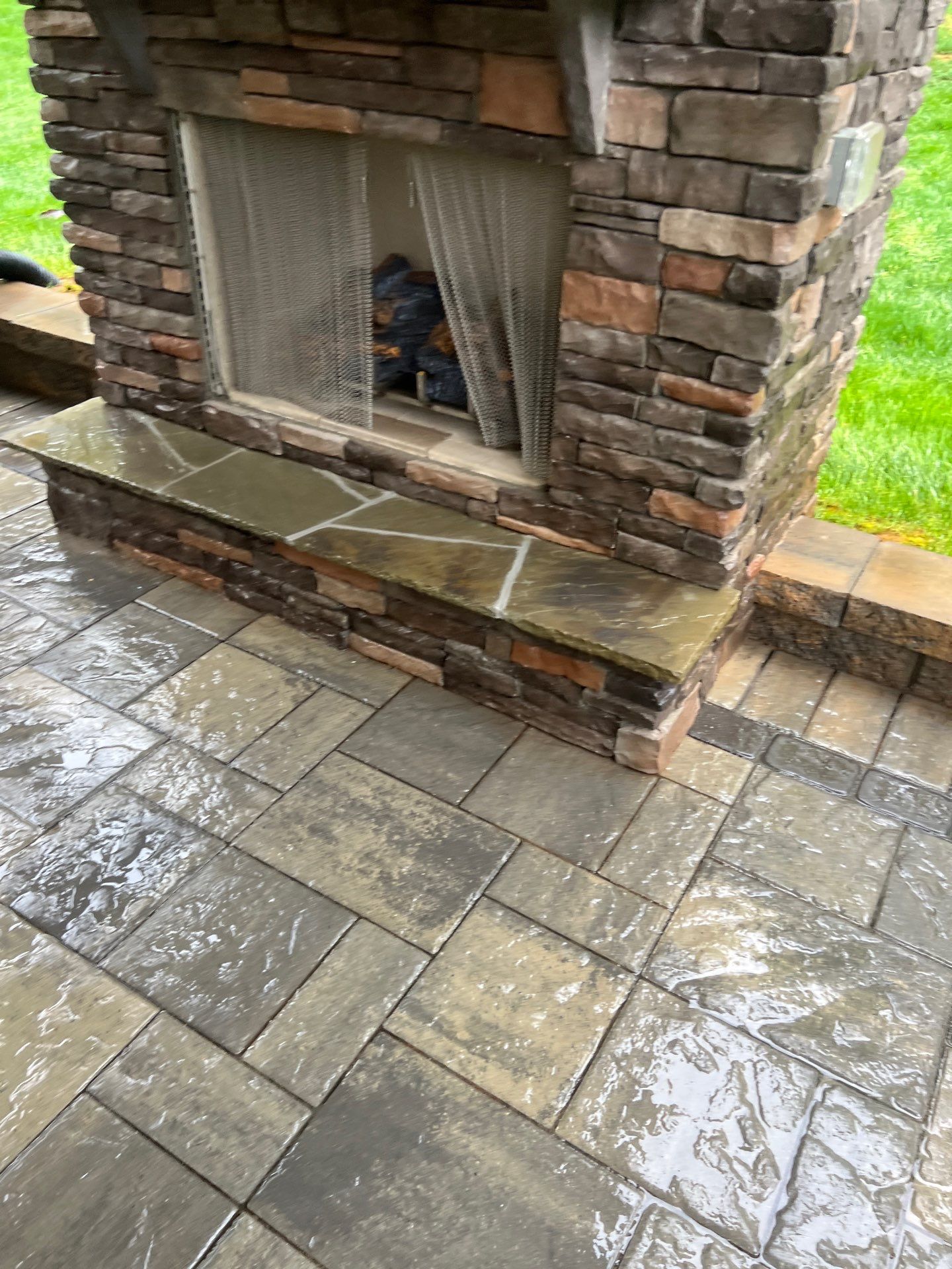 Pavers using Concrete Sealant by DuraSeal
