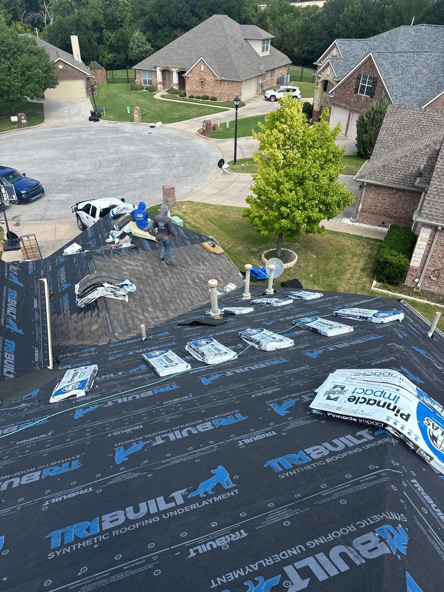 Project in Weatherford by Lonestar Roofing and Restoration LLC.