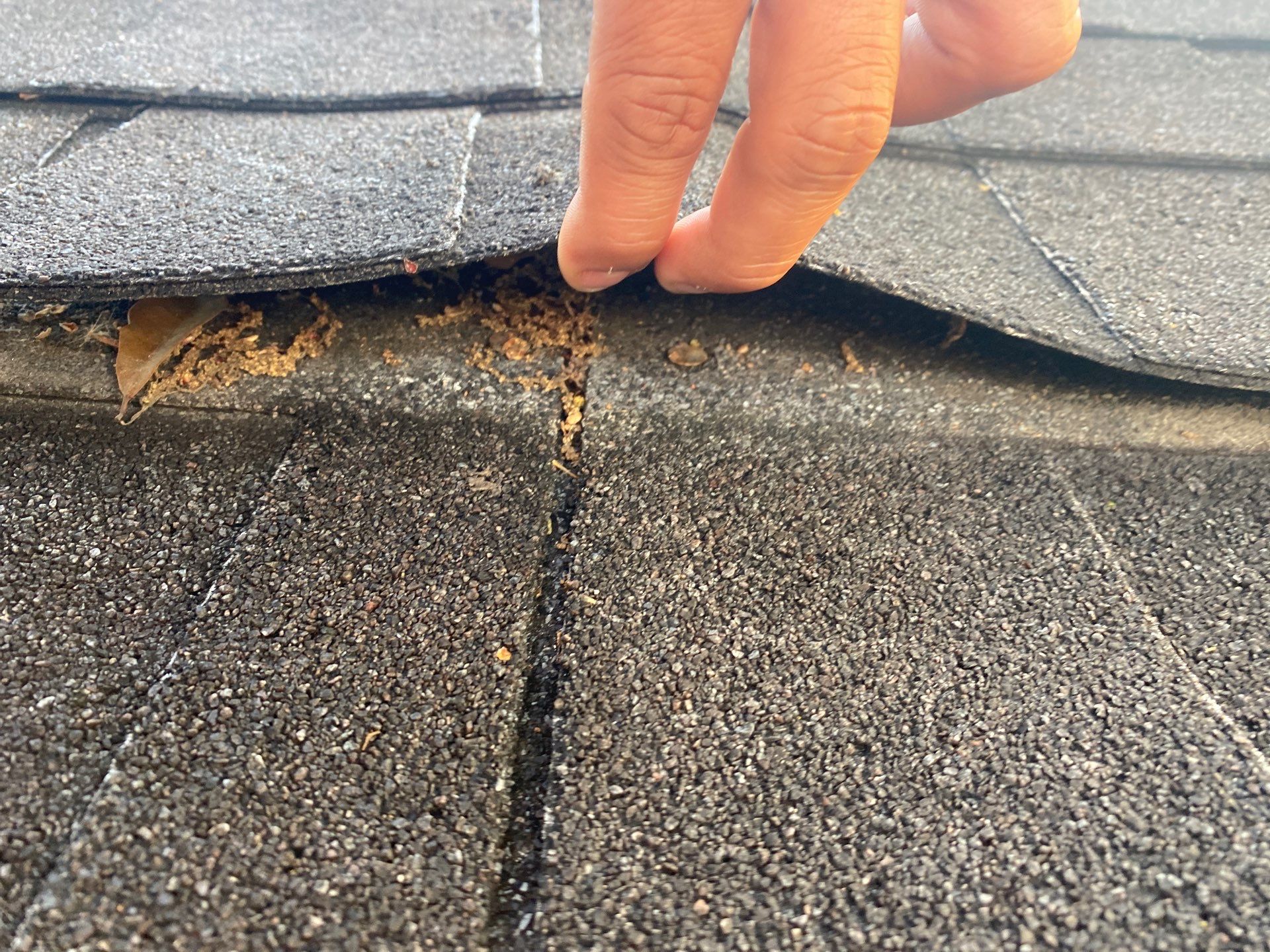 Hail Damage using Owen's Corning Duration (Lifetime) Shingles by Roof Repair Company