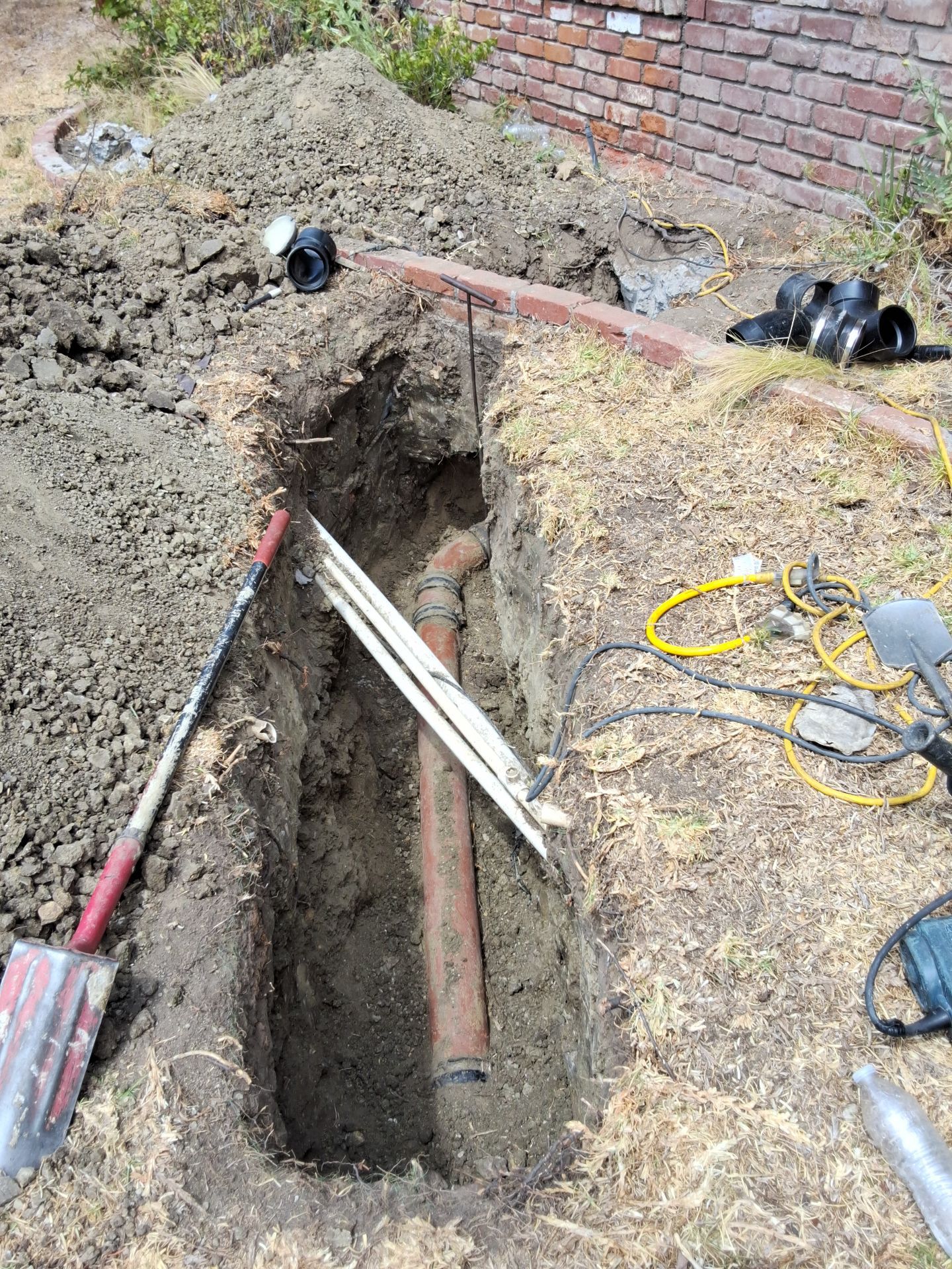 2-Way Sewer Cleanout Install by P&M Plumbing Inc.
