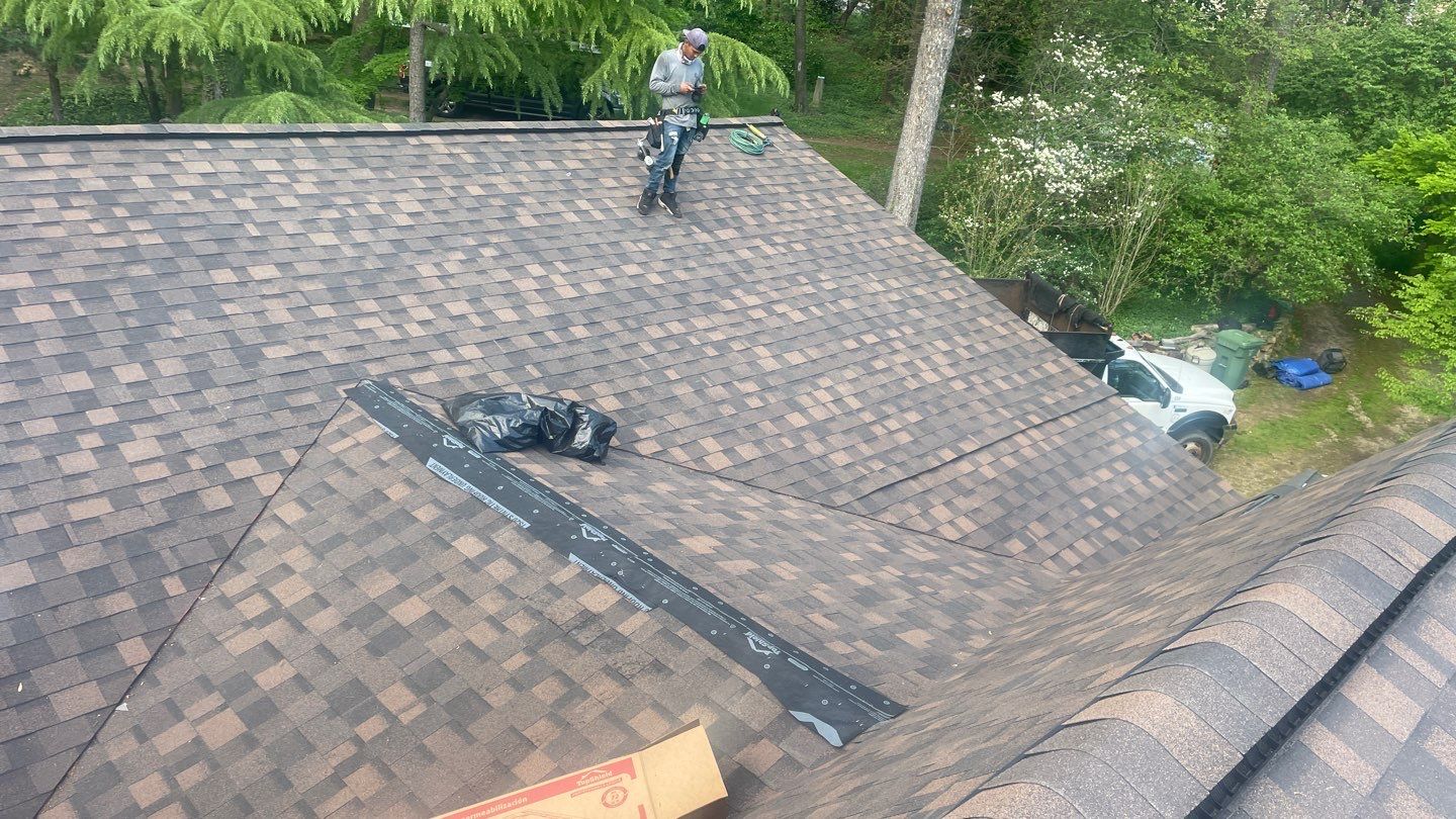 Roof Replacement w/ Skylights in Baltimore, MD (IKO Dynasty) by American Home Contractors