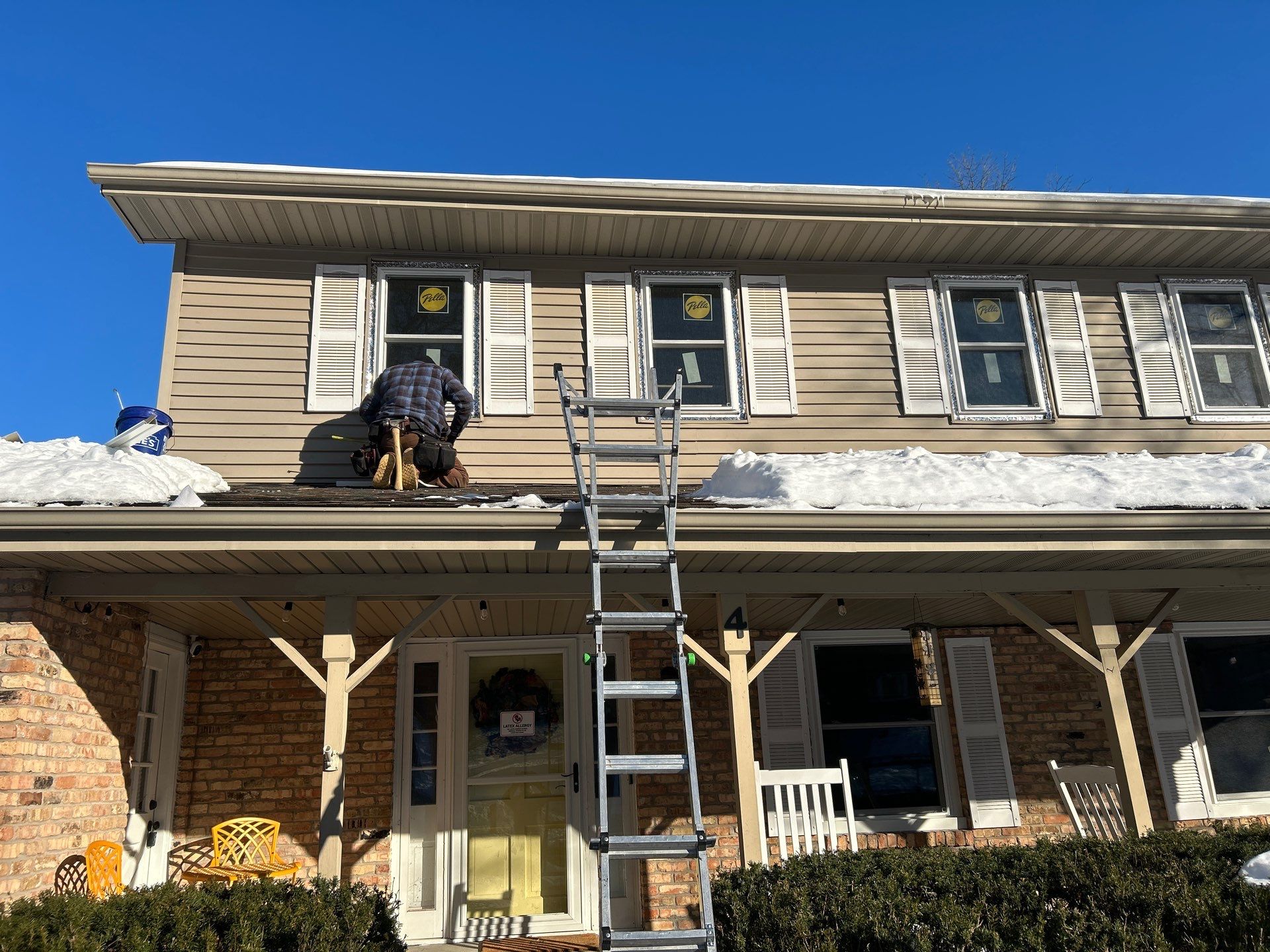 Clean & Classic Window Upgrade with Pella 250 Series by United Windows and Siding LLC