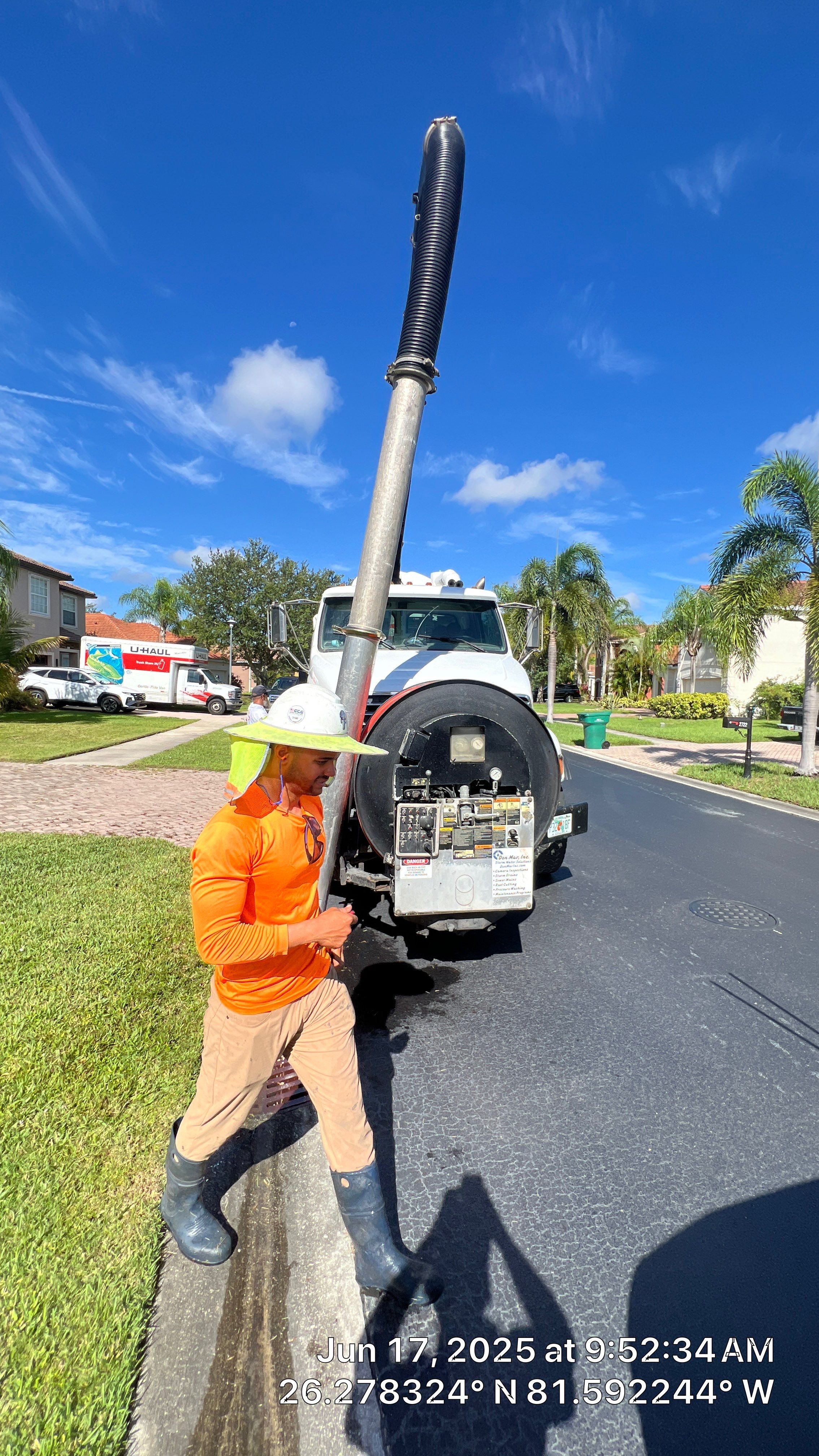 Naples Association Stormwater System Cleaning by Don Mar, Inc. Storm Water Solutions