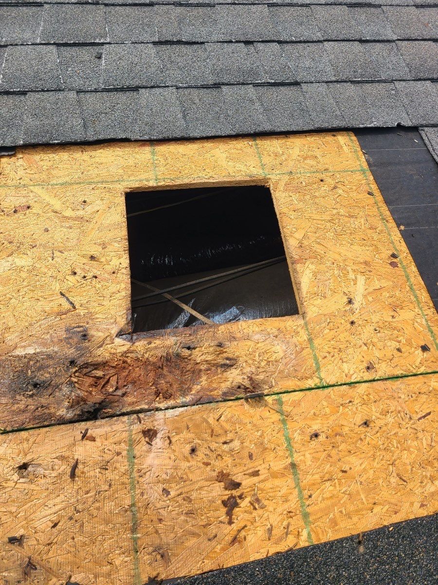 Hail Damage using Owen's Corning Duration (Lifetime) Shingles by Roof Repair Company