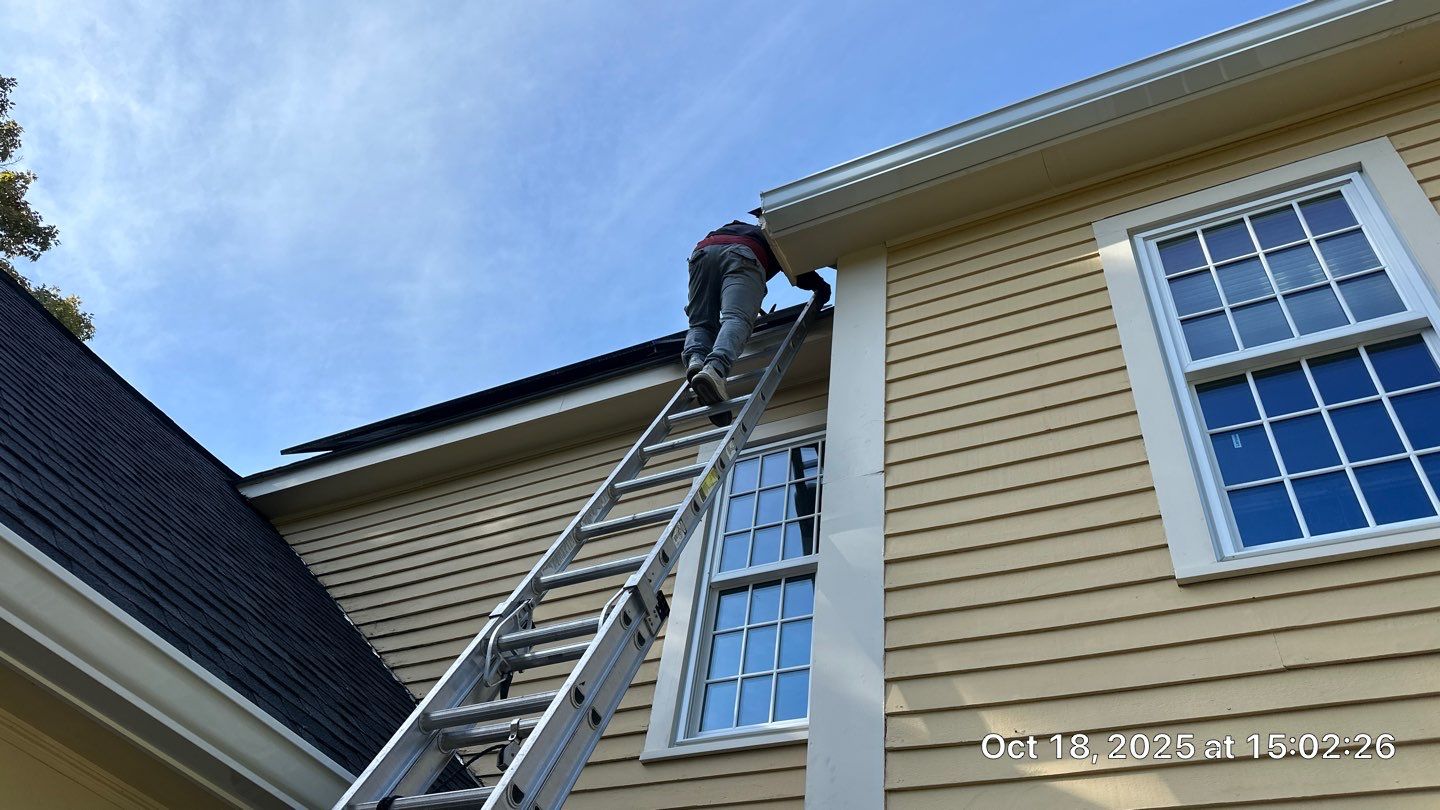 Westford Complete Gutter System with New PVC Fascia Upgrade by Mighty Dog Roofing of Greater Middlesex County