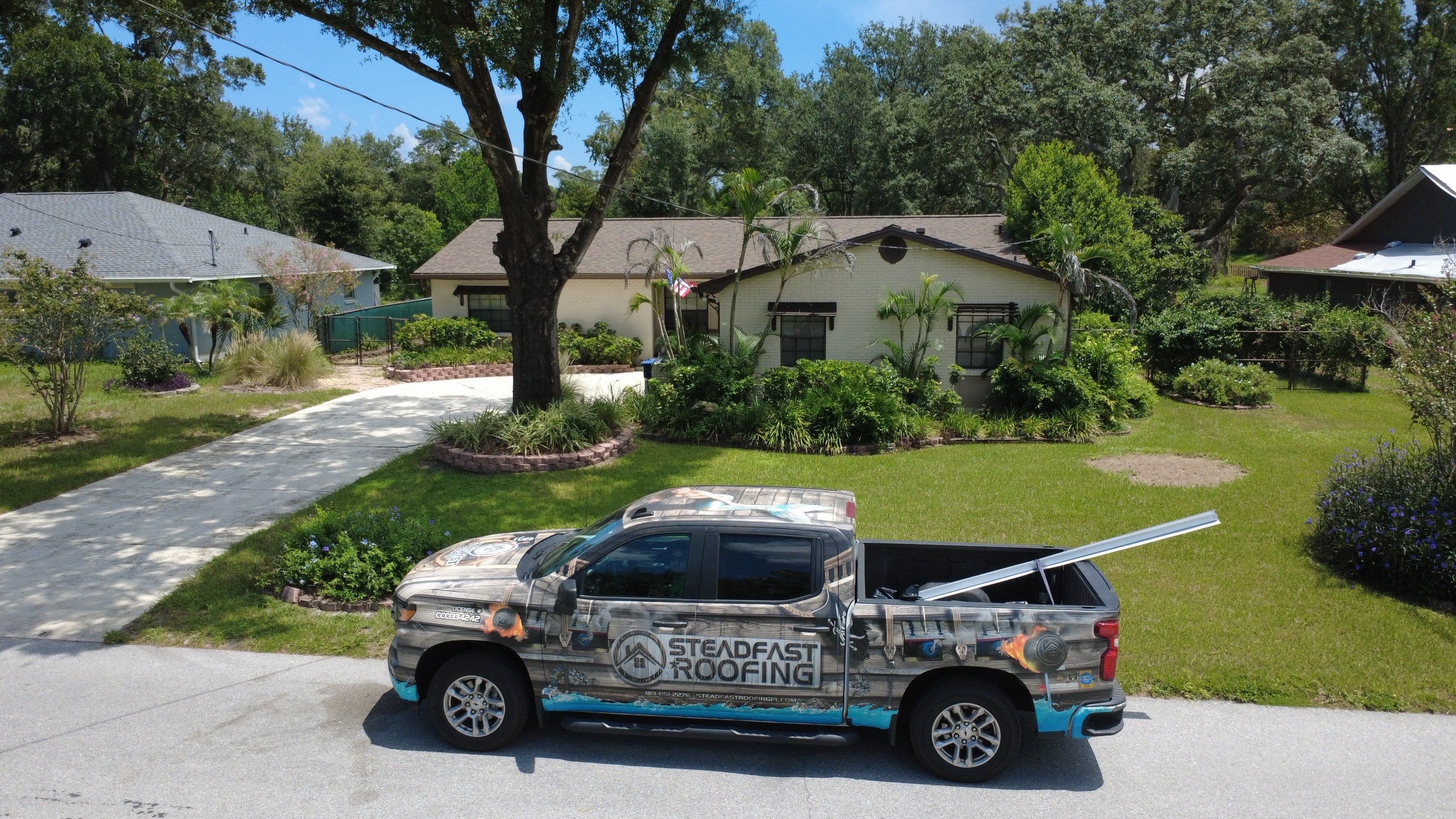 Roof Replacement in Tampa, FL by Steadfast Roofing 