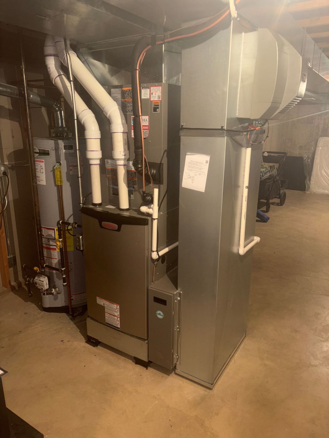 Lennox Elite EL297V Furnace & EL18KCV Air Conditioner Installation with Duct Cleaning – Algonquin, IL | GSHA Services, LTD by GSHA Services LTD